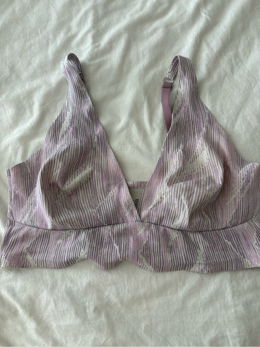 Auden Light Purple Printed Bralette